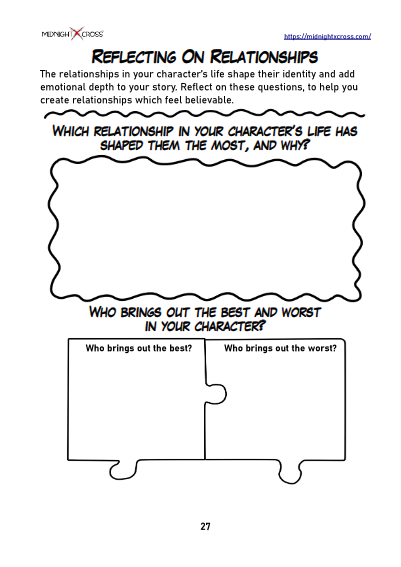 Pro Character Creation Worksheet Preview 27